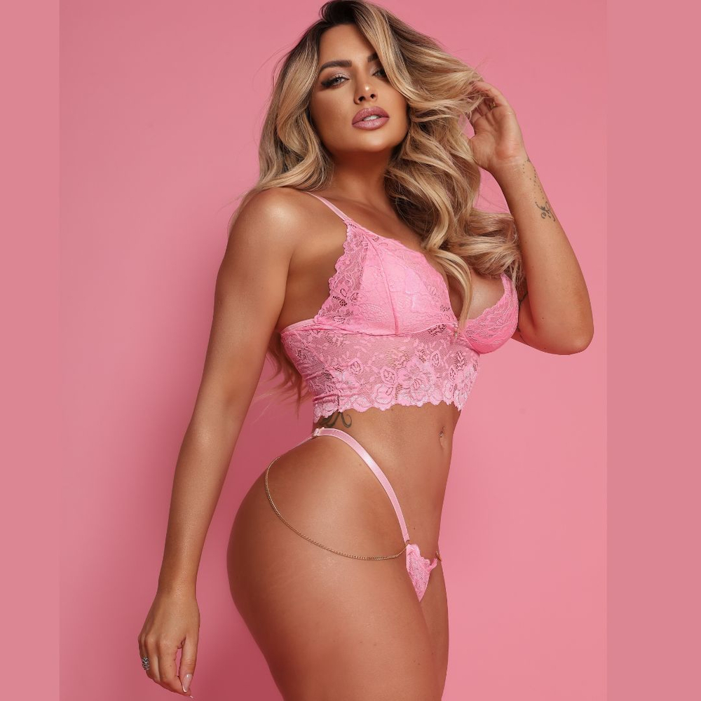 Conjunto Sexy Passion Glow Tallyta Moda Apimentada - Imagem 3