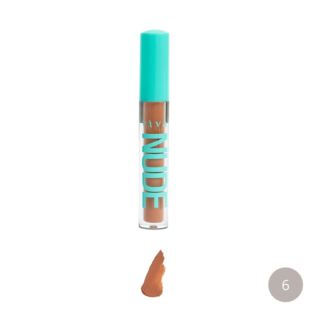 Corretivo Líquido Nude Efeito Matte 4Ml Vivai - Imagem 8