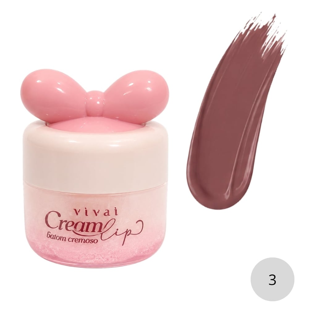 Cream Lip Batom Cremoso 8G Vivai - Imagem 4