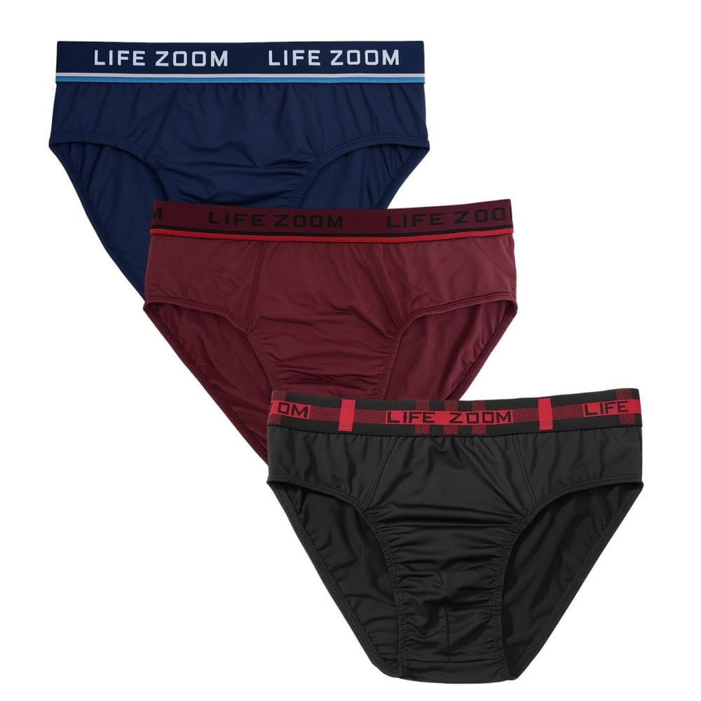 Cueca Adulto De Microfibra Elástico Personalizado Life Zoom - Imagem 6