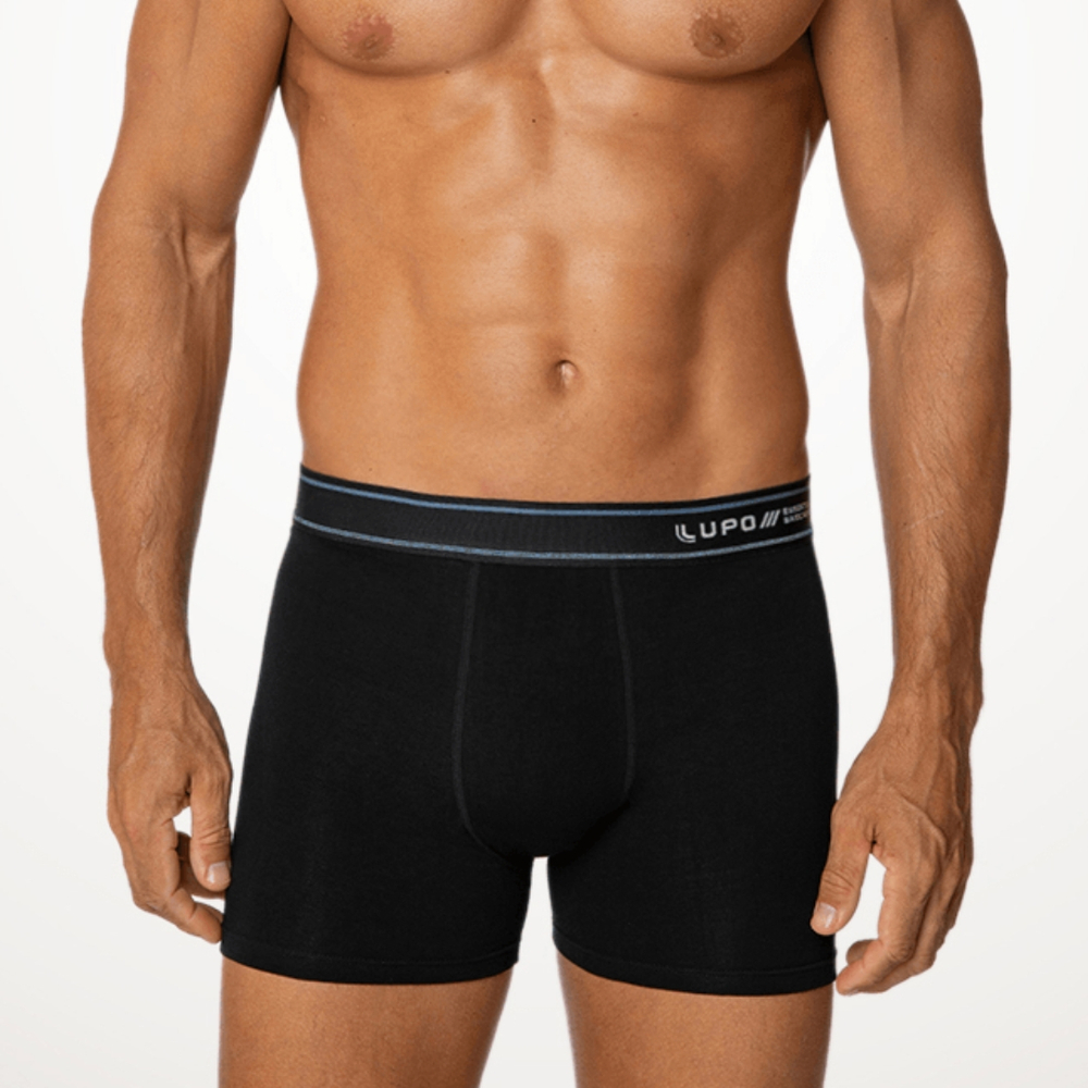 Cueca Boxer Adulto Algodão Com Elastano Lupo - Imagem 7