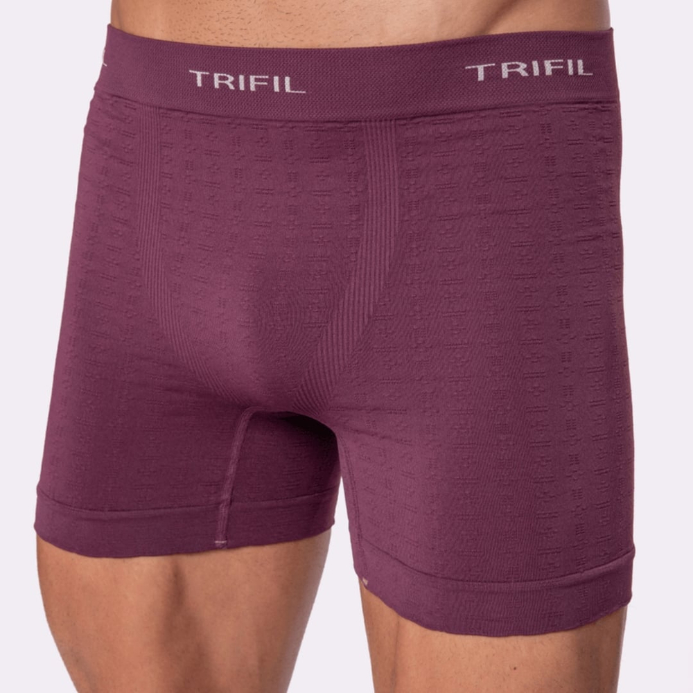 Cueca Boxer Adulto Canelada Sem Costura Trifil - Imagem 2