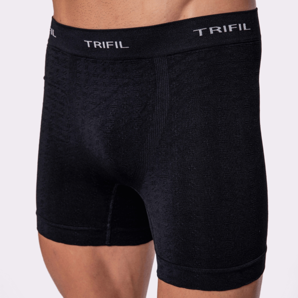 Cueca Boxer Adulto Canelada Sem Costura Trifil - Imagem 5