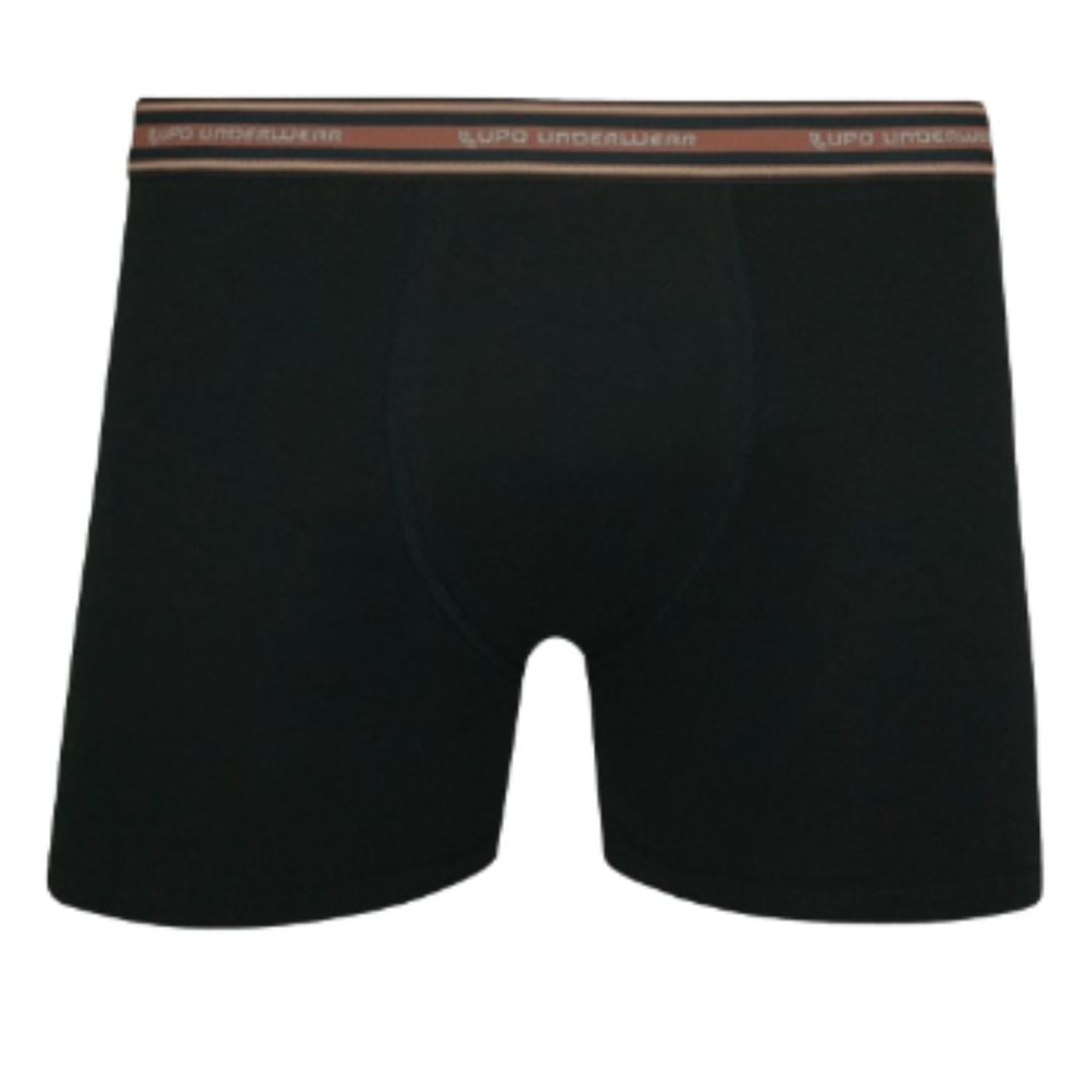 Cueca Boxer Algodão Com Elastico Personalizado Tamanho Especial Lupo - Imagem 2