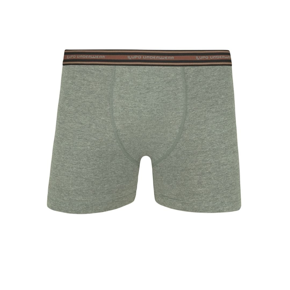 Cueca Boxer Algodão Com Elastico Personalizado Tamanho Especial Lupo - Imagem 4