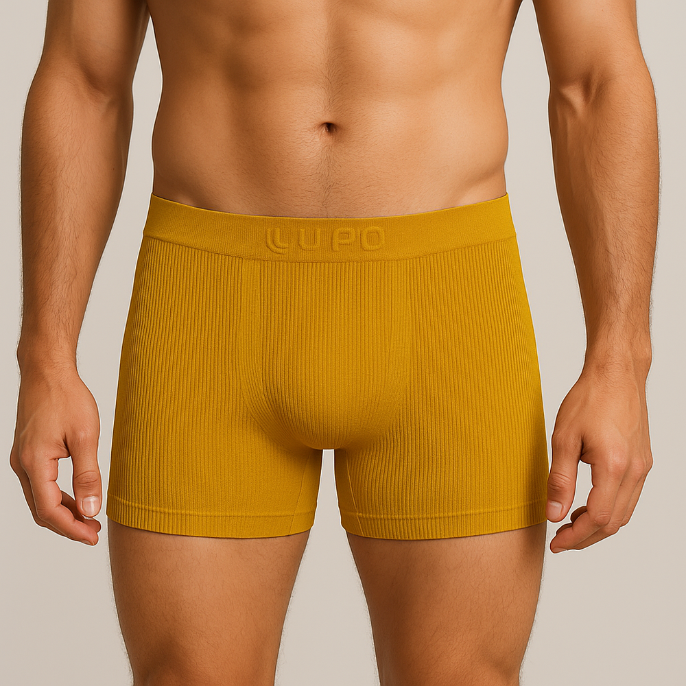 Cueca Boxer Em Microfibra Canelada Lupo - Imagem 3