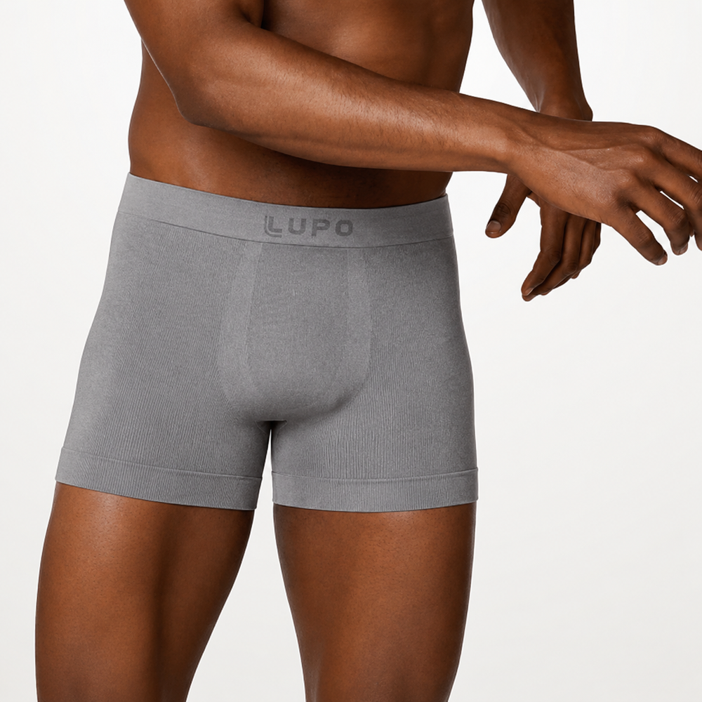 Cueca Boxer Em Microfibra Canelada Lupo - Imagem 8