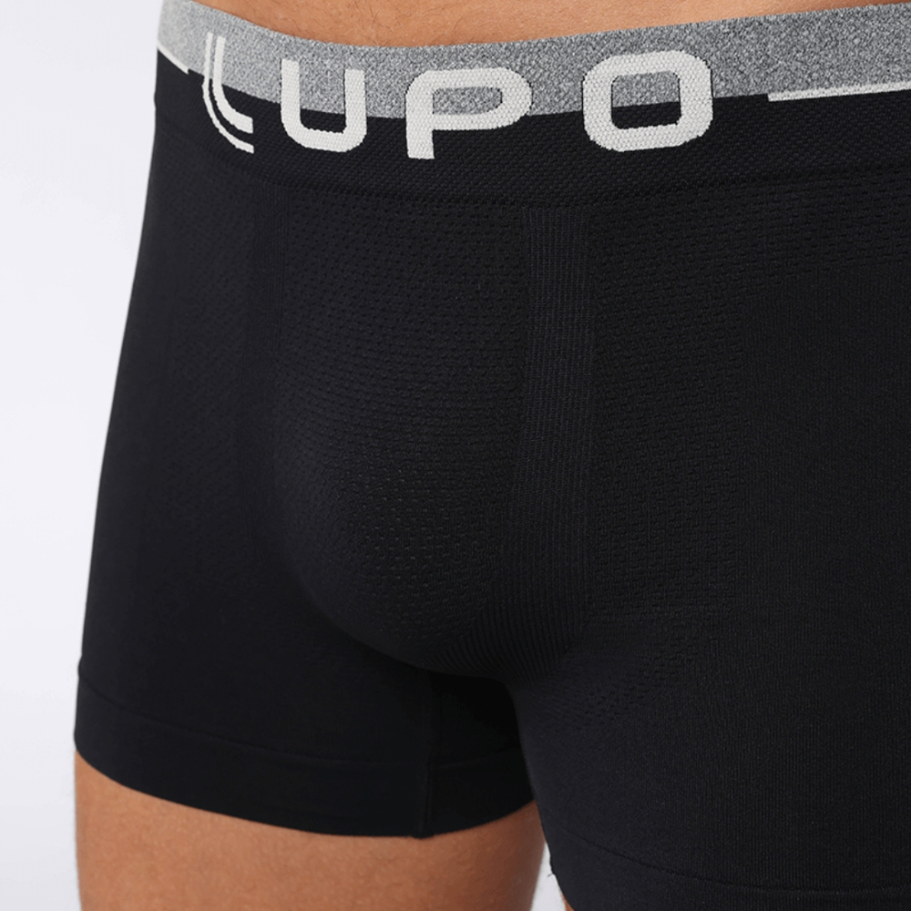 Cueca Boxer Masculina Em Microfibra Sem Costura Lupo - Imagem 3