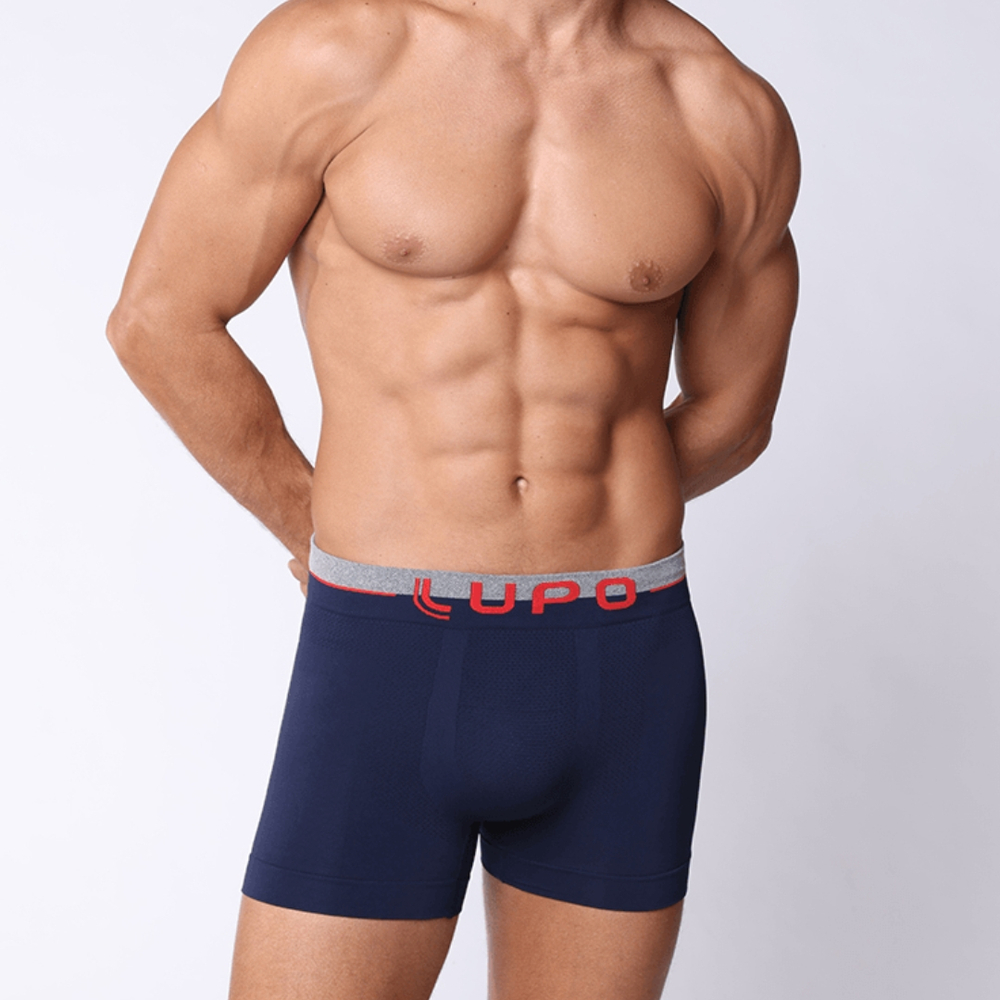 Cueca Boxer Masculina Em Microfibra Sem Costura Lupo - Imagem 4