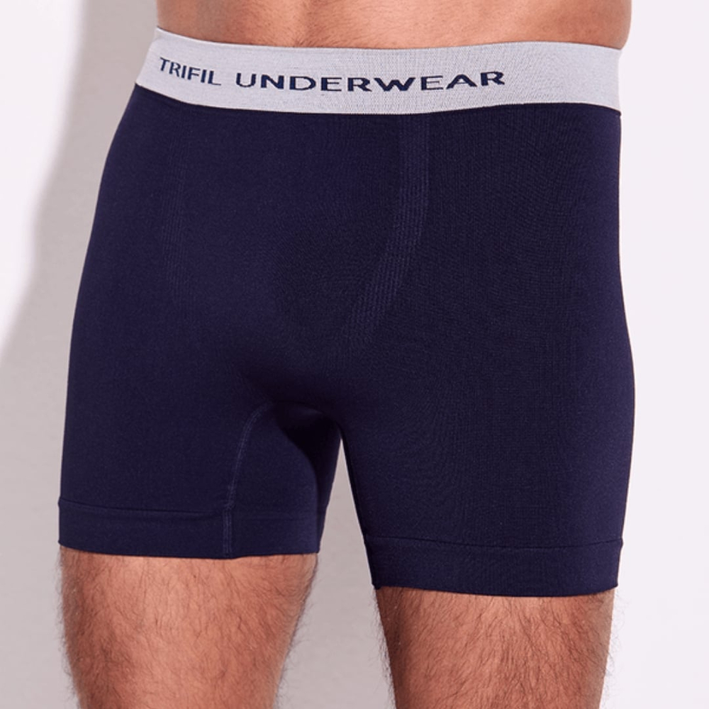 Cueca Boxer Sem Costura Com Elástico Personalizado Trifil - Imagem 2