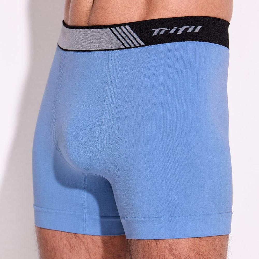 Cueca Boxer Sem Costura Mesclada Trifil