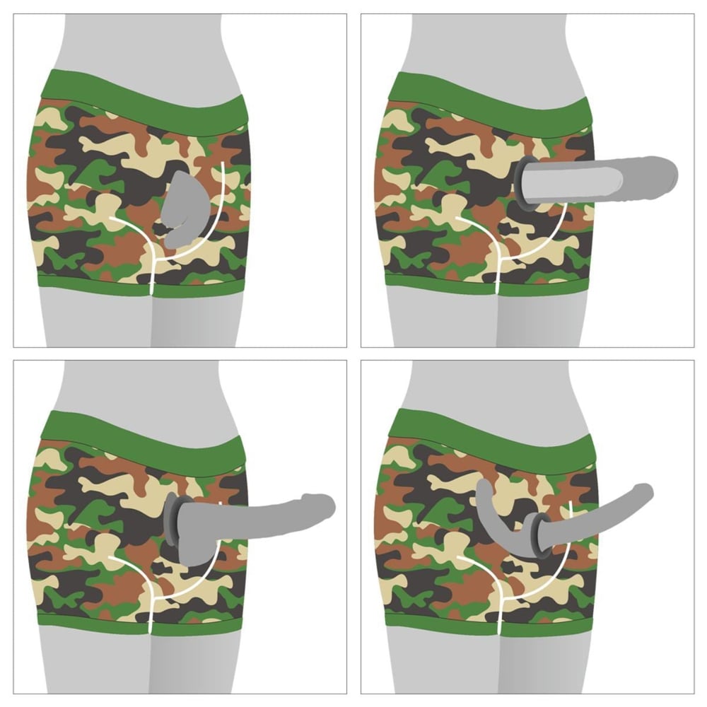 Cueca Boxer Strapon Para Fixação De Packer Unissex Lovetoy - Imagem 3