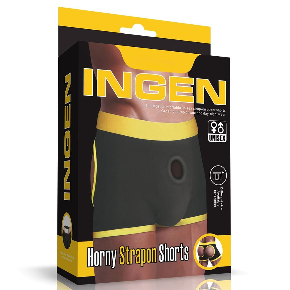 Cueca Boxer Unissex Horny Strapon Com Abertura Lovetoy - Imagem 2