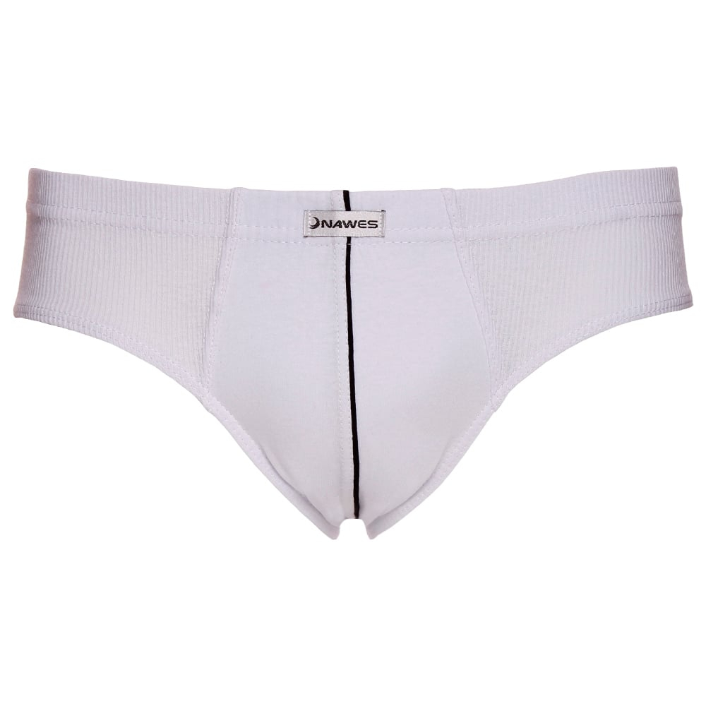 Cueca Slip Em Algodão Lateral Canelada Nawes - Imagem 3
