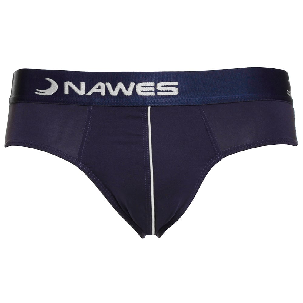 Cueca Slip Plus Size Lisa Em Algodão Nawes - Imagem 4