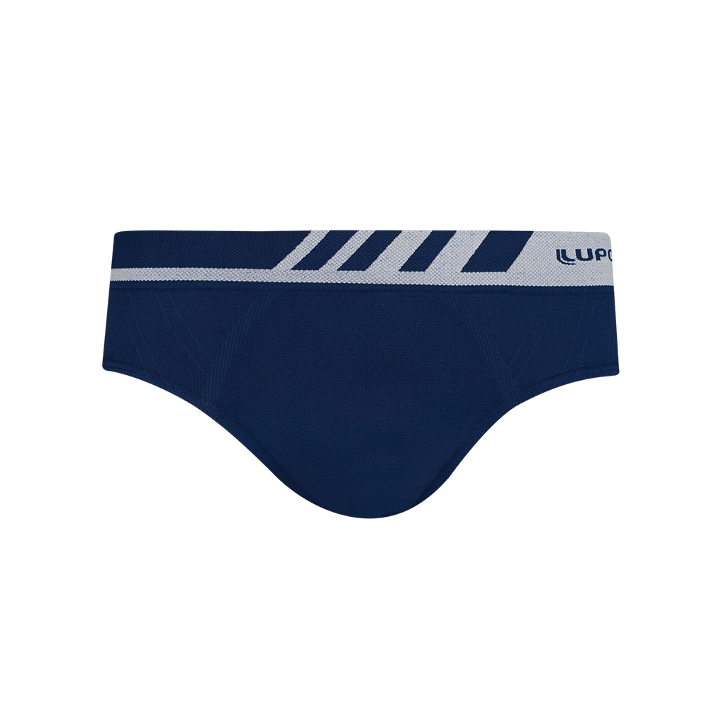 Cueca Slip Em Microfibra Sem Costura Cós Chanfro Lupo - Imagem 5