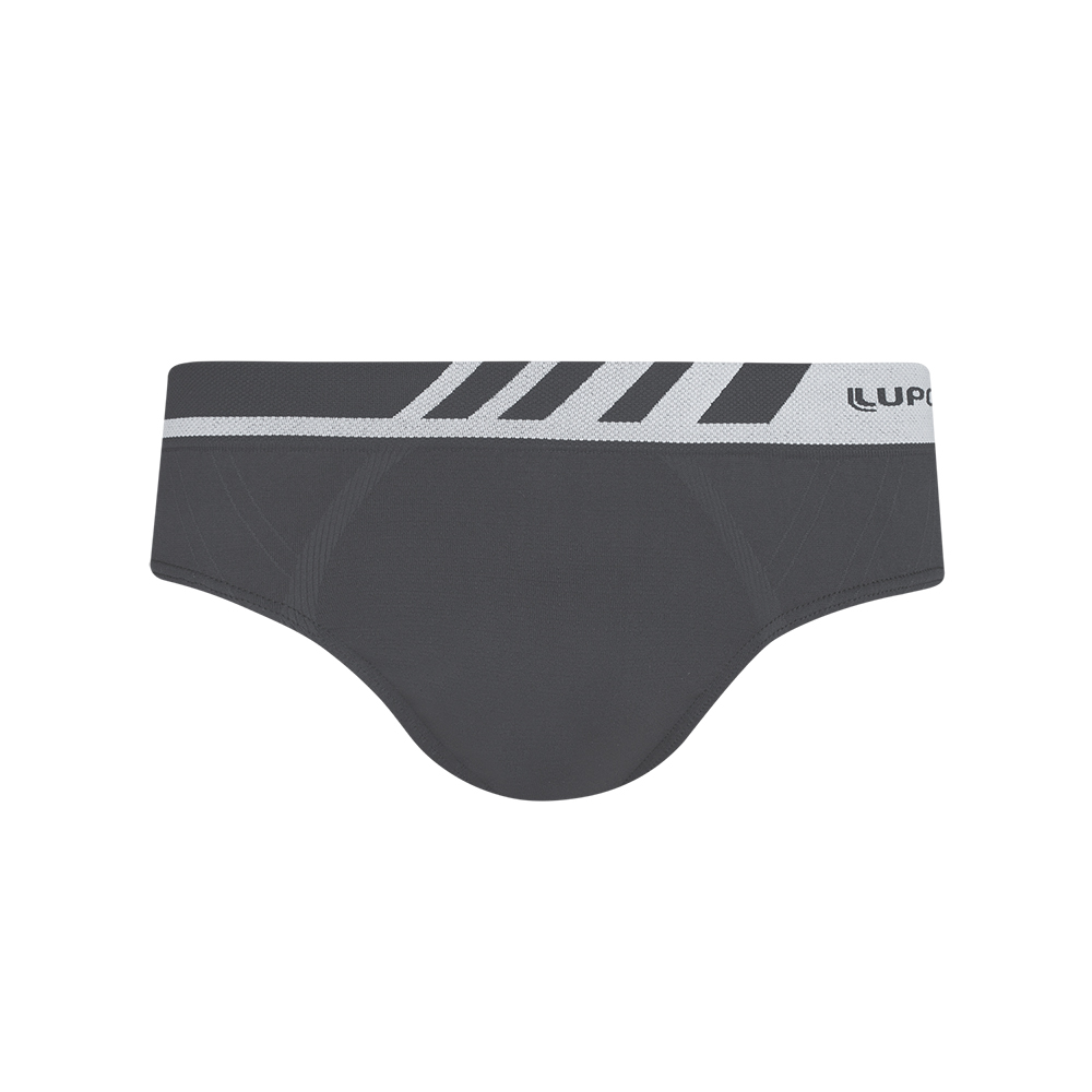 Cueca Slip Em Microfibra Sem Costura Cós Chanfro Lupo - Imagem 7