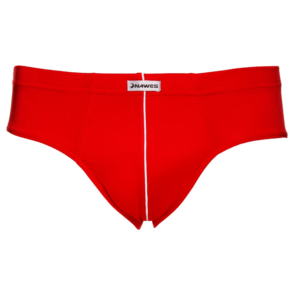 Cueca Slip Lisa Em Microfibra Sem Cós Nawes - Imagem 3