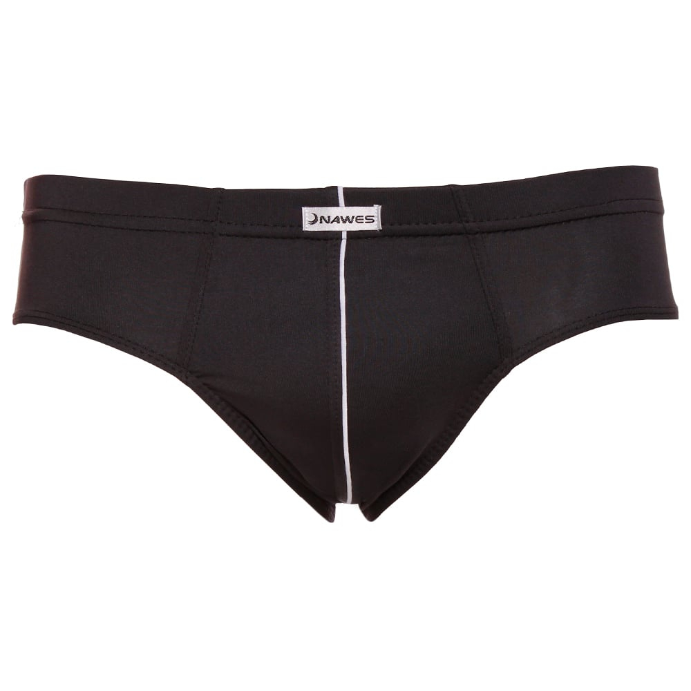 Cueca Slip Lisa Em Microfibra Sem Cós Nawes - Imagem 5