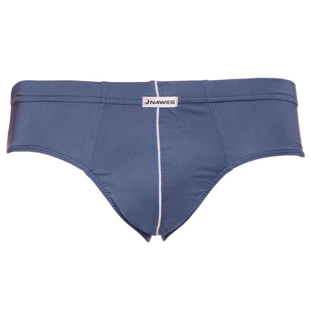 Cueca Slip Lisa Em Microfibra Sem Cós Nawes - Imagem 7