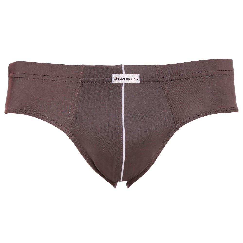 Cueca Slip Lisa Em Microfibra Sem Cós Nawes - Imagem 8