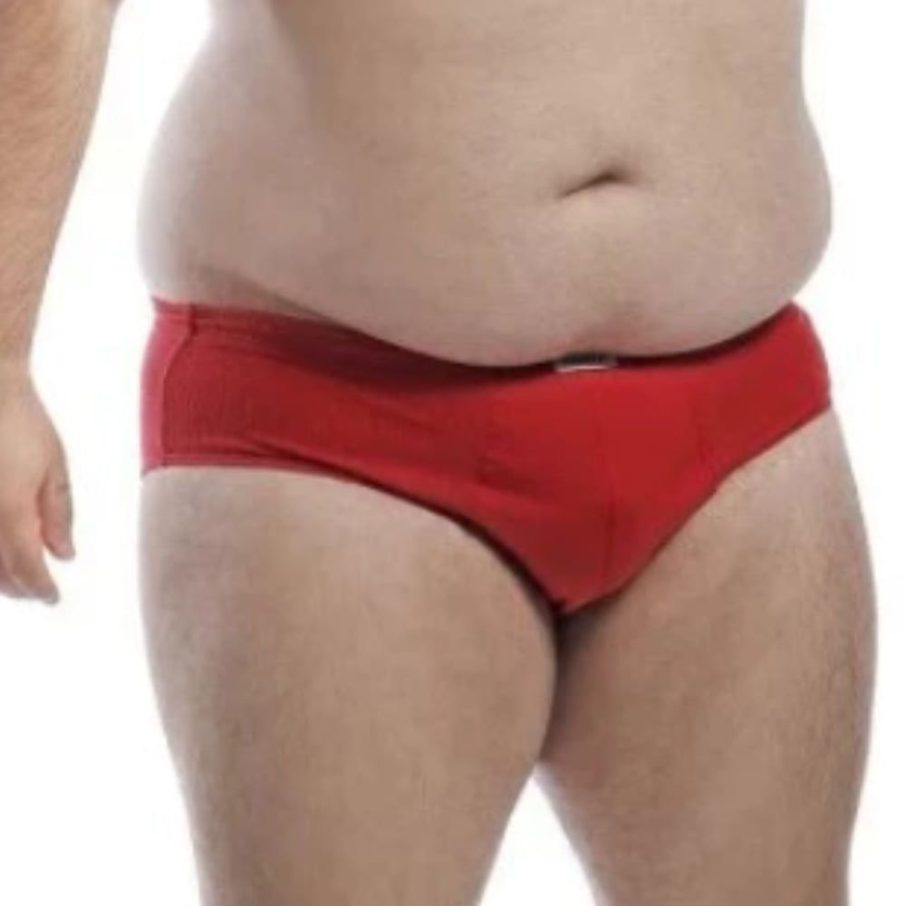Cueca Slip Plus Size Lisa Em Algodão Nawes - Imagem 2