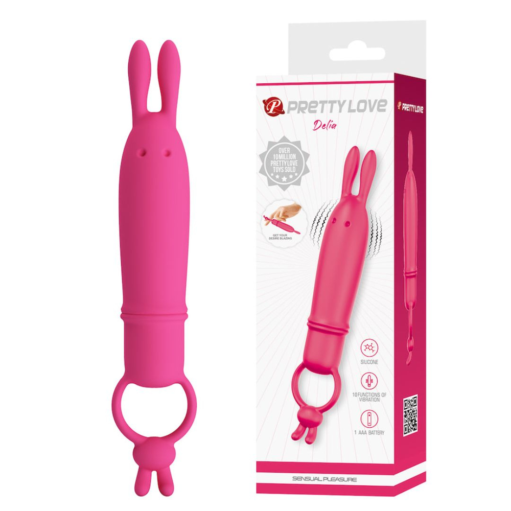 Delia Vibrador Coelho Com 10 Vibrações Pretty Love - Imagem 6