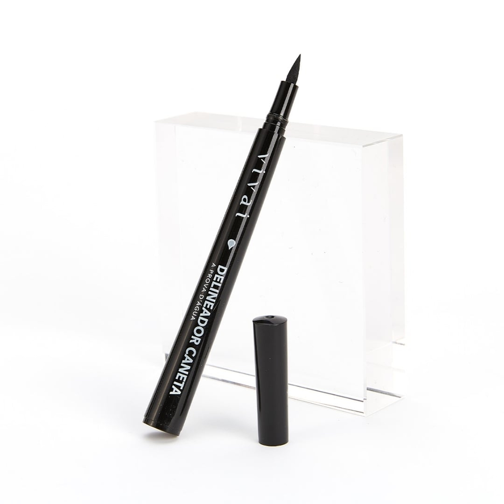 Delineador Líquido Super Black 3,5Ml Safira Cosméticos - Imagem 6