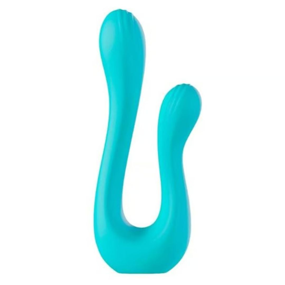 Double Passion Vibrador Flexível 10 Modos De Vibração Wellness Intt - Imagem 2