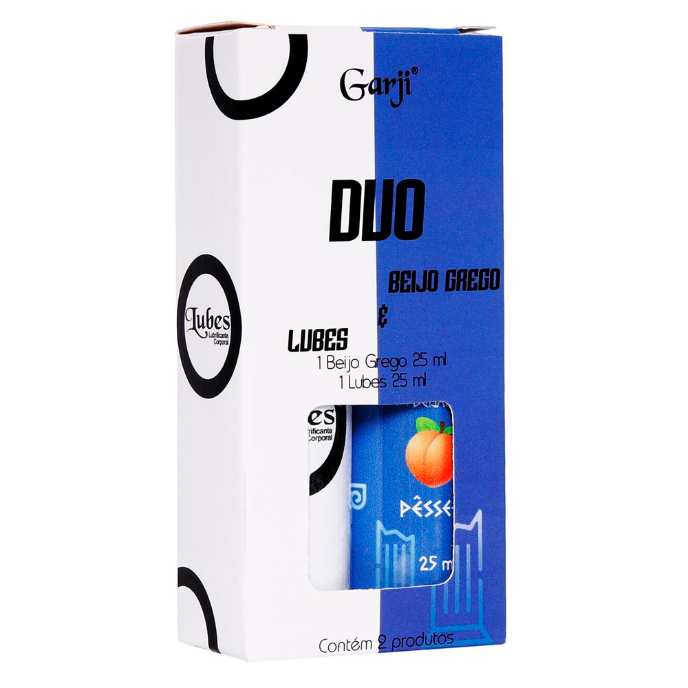 Duo Beijo Grego E Lubes Gel Para Massagem 25Ml Garji - Imagem 3