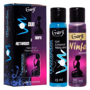 Duo Retarden E Ninfa Gel Para Massagem 25Ml Garji