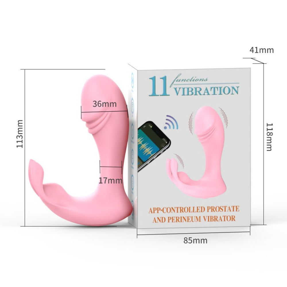 Estimulador De Clitóris Com Penetrador 10 Vibrações App Control Vibe Toys - Imagem 8