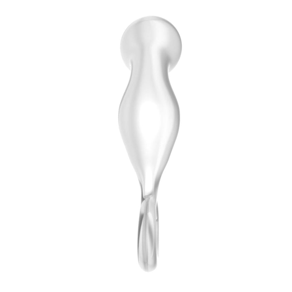 Estimulador De Próstata De Vidro Com Alça 11,9Cm Glass Romance - Imagem 3