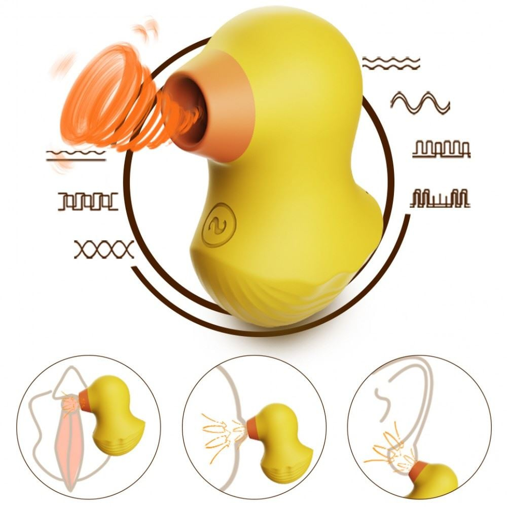 Estimulador Duck Sucção 7 Modos De Vibracão Cutie Baby - Imagem 2