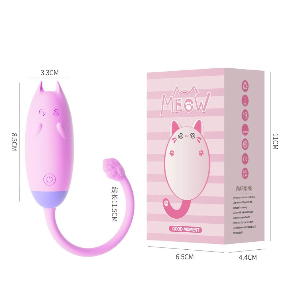 Estimulador Meow Ponto G E Clitóris Com Aplicativo Vibe Toys - Imagem 7