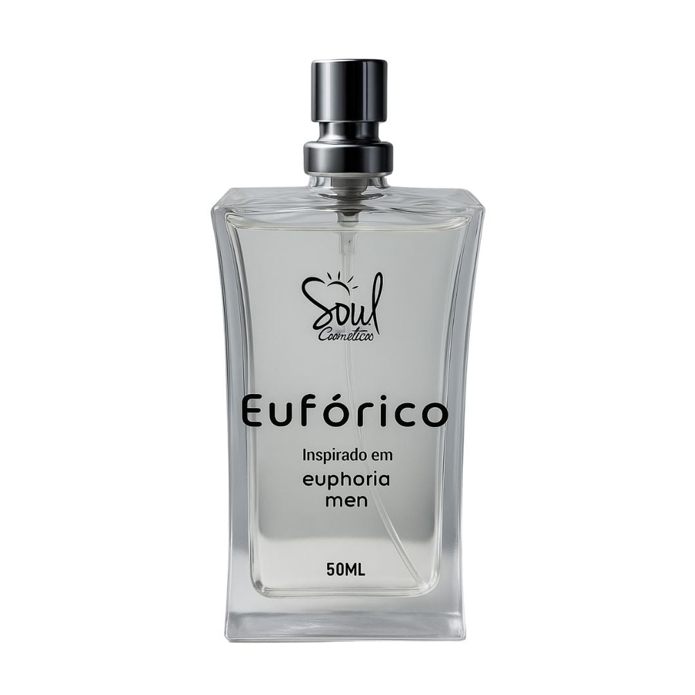 Eufórico Colônia Masculina 50Ml Soul Cosméticos - Imagem 2