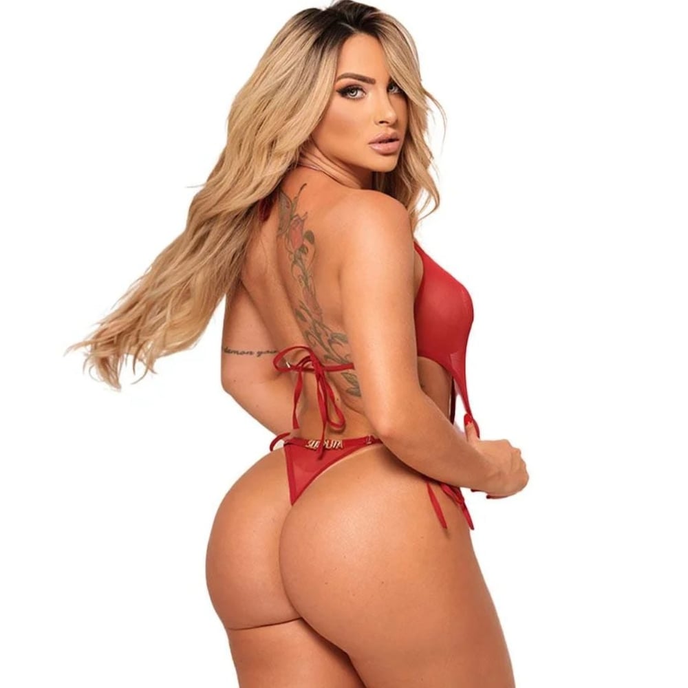 Body Kylie Em Renda Coleção Ousadia Universo Feminino - Imagem 6