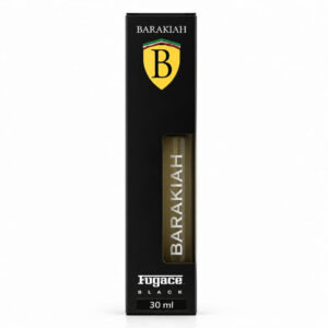 Fugace Black Colônia Masculina 30Ml Barakiah By Safira Cosméticos
