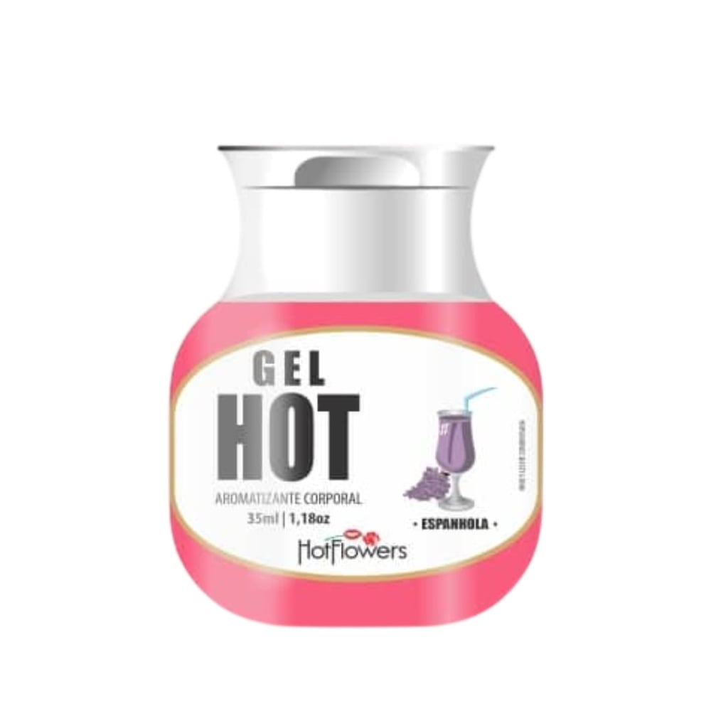 Gel Aromatizante Hot 35Ml Hot Flowers - Imagem 5