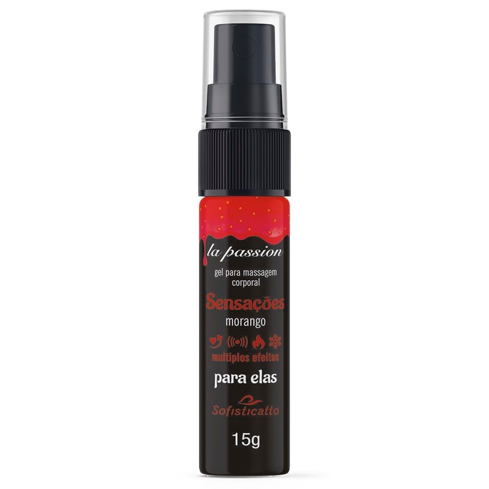 Gel Beijável Sensações La Passion 15G Sofisticatto - Imagem 6