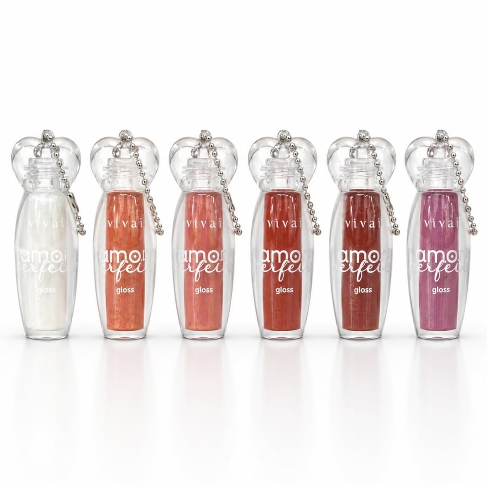 Gloss Chaveiro Morango 3,5Ml Safira Cosméticos - Imagem 6