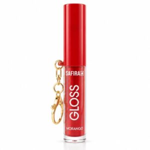 Gloss Chaveiro Morango 3,5Ml Safira Cosméticos