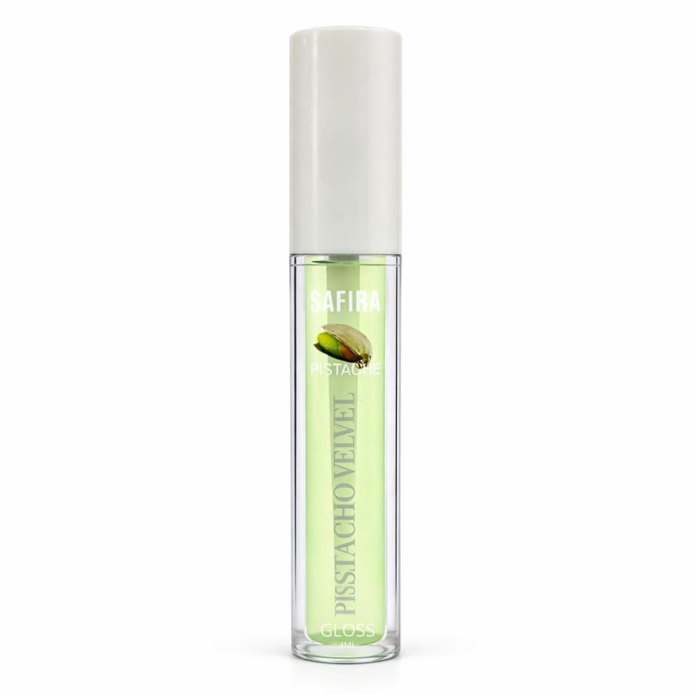 Gloss Labial Pistacchio Velvet Linha Sweet Safira Cosméticos