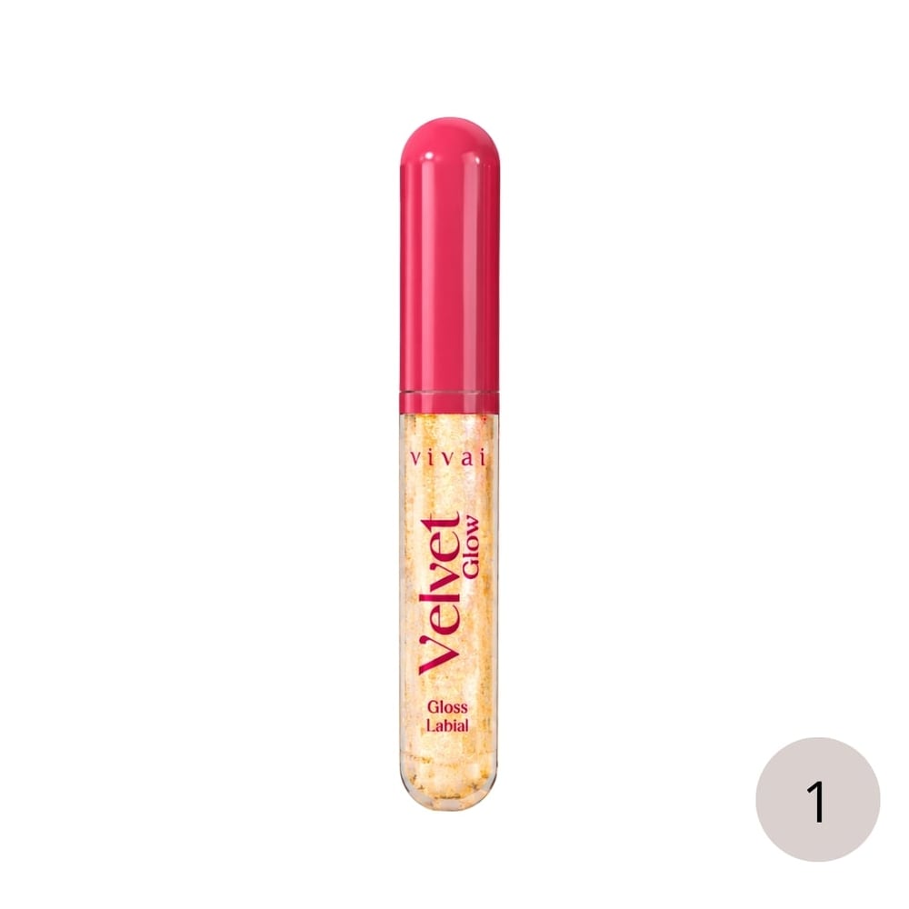 Gloss Labial Velvet Glow 2,5Ml Vivai - Imagem 2