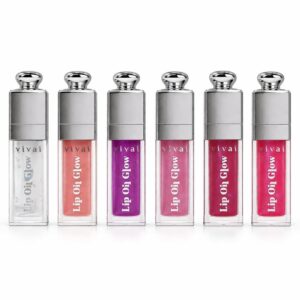 Gloss Lip Oil Glow Efeito Espelhado 9,5Ml Vivai