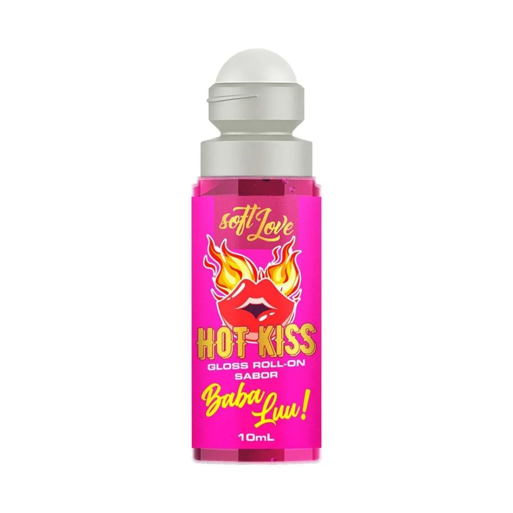Gloss Roll-On Hot Kiss 10Ml Soft Love - Imagem 5