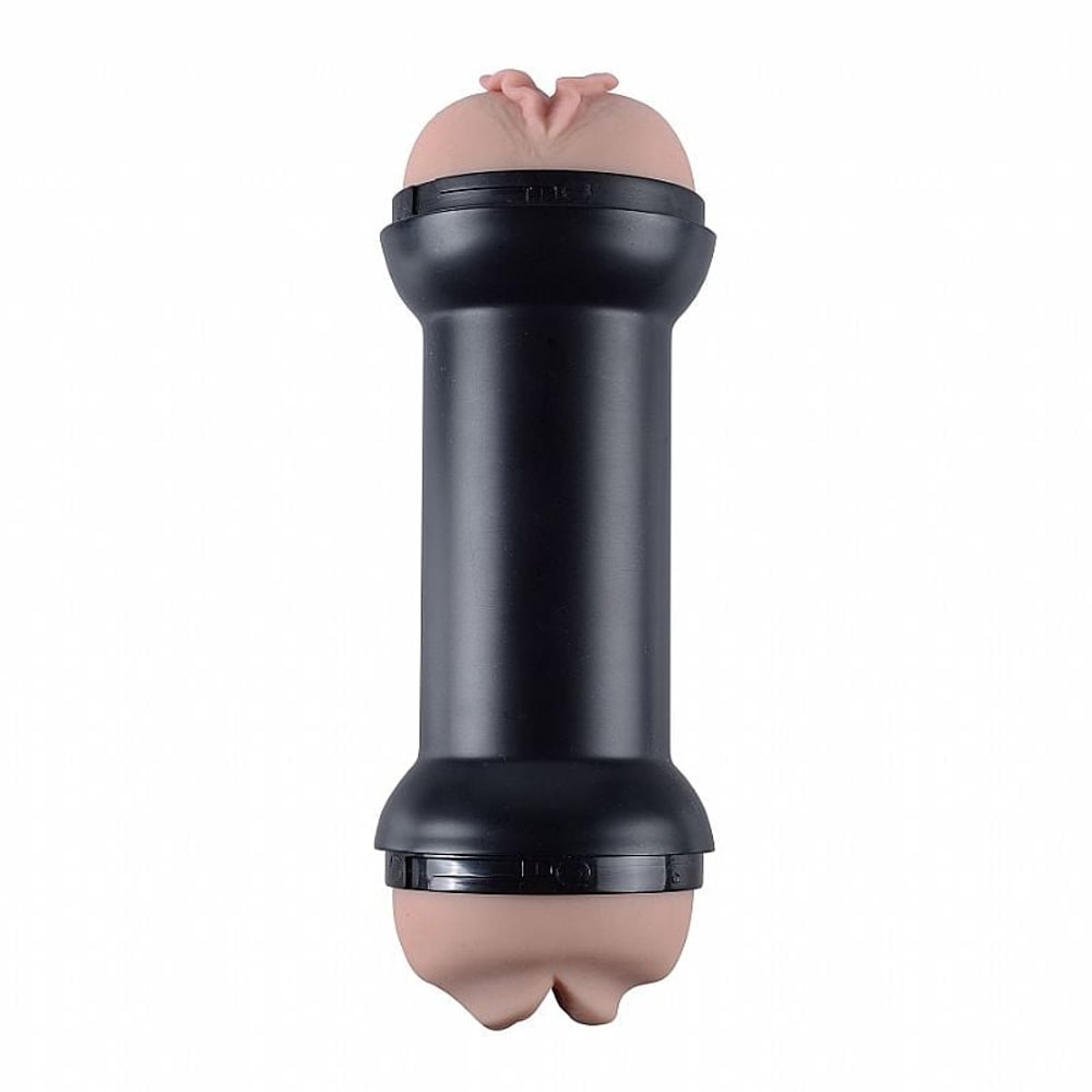 Halteres Masturbador Duplo Vagina E Boca Exciting Steel - Imagem 7