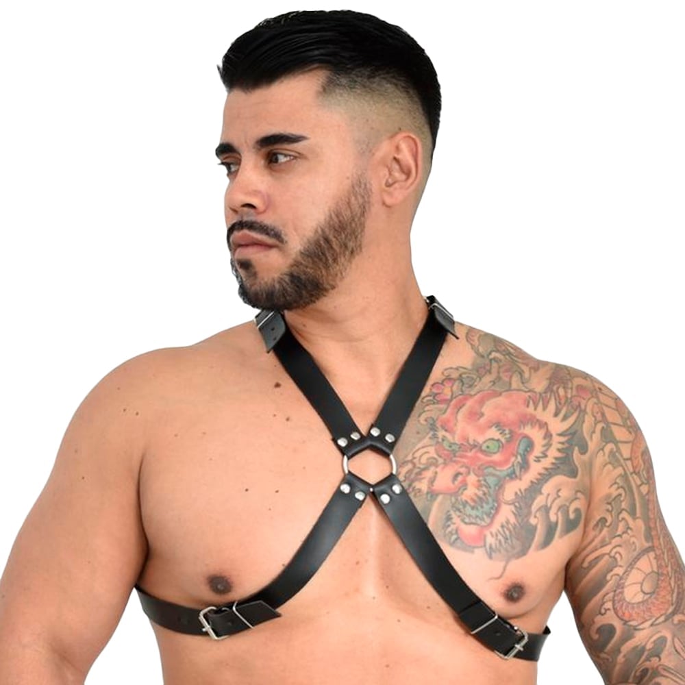 Harness Masculino Malik Linha Sado Êxtase Produtos Eróticos - Imagem 3