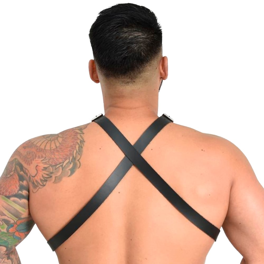 Harness Masculino Malik Linha Sado Êxtase Produtos Eróticos - Imagem 4