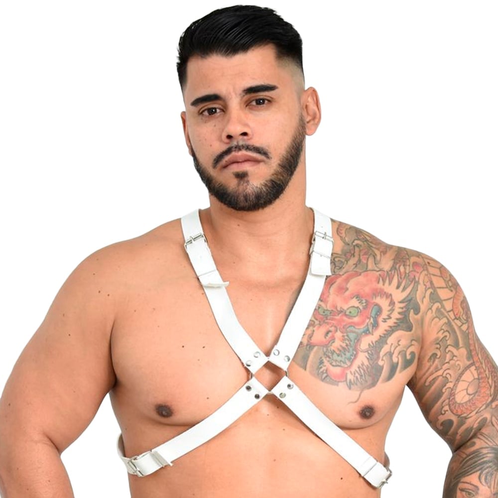 Harness Masculino Malik Linha Sado Êxtase Produtos Eróticos